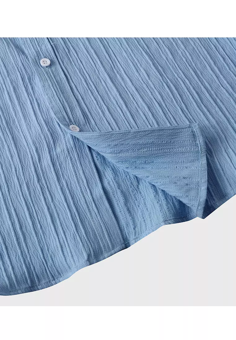 Turn-down Collar Striped Shirt YL-A90