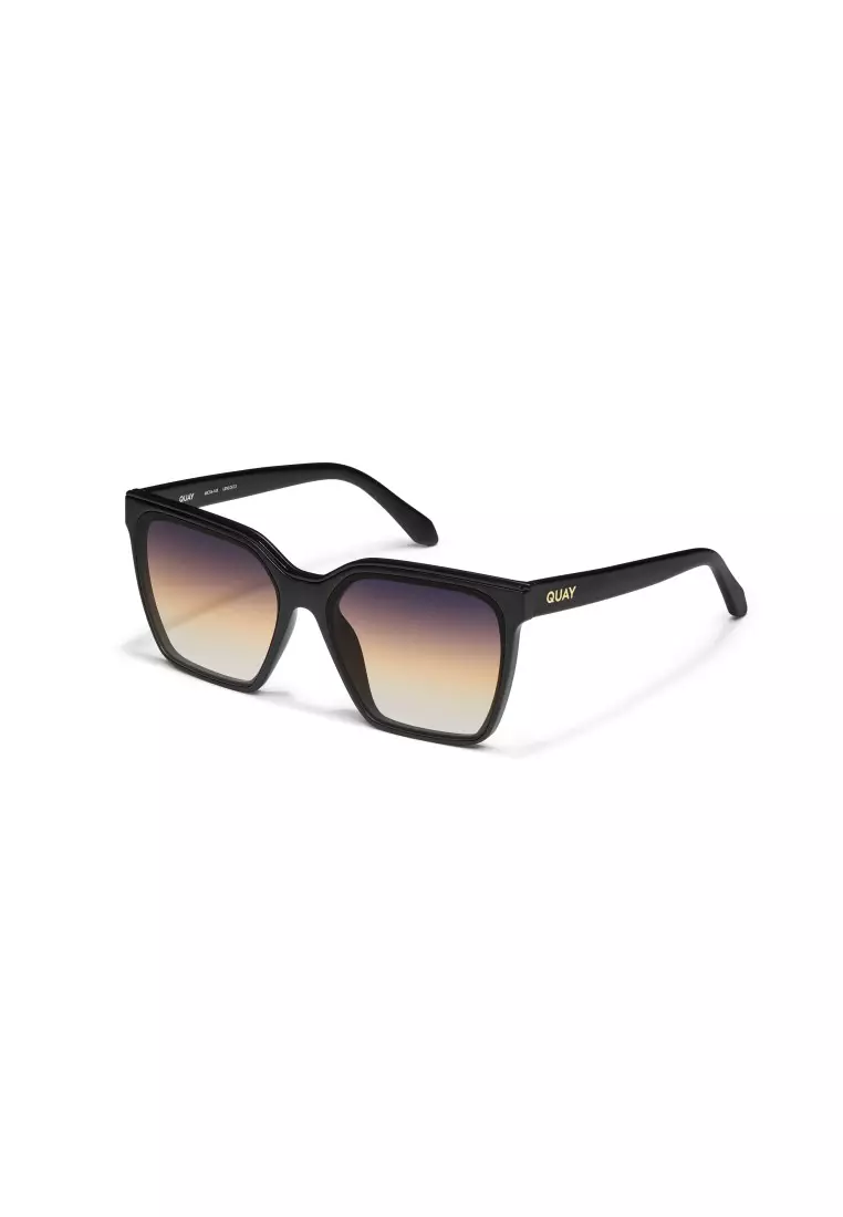 Level Up Sunglasses - Matte Black/Futuredusk Poppy