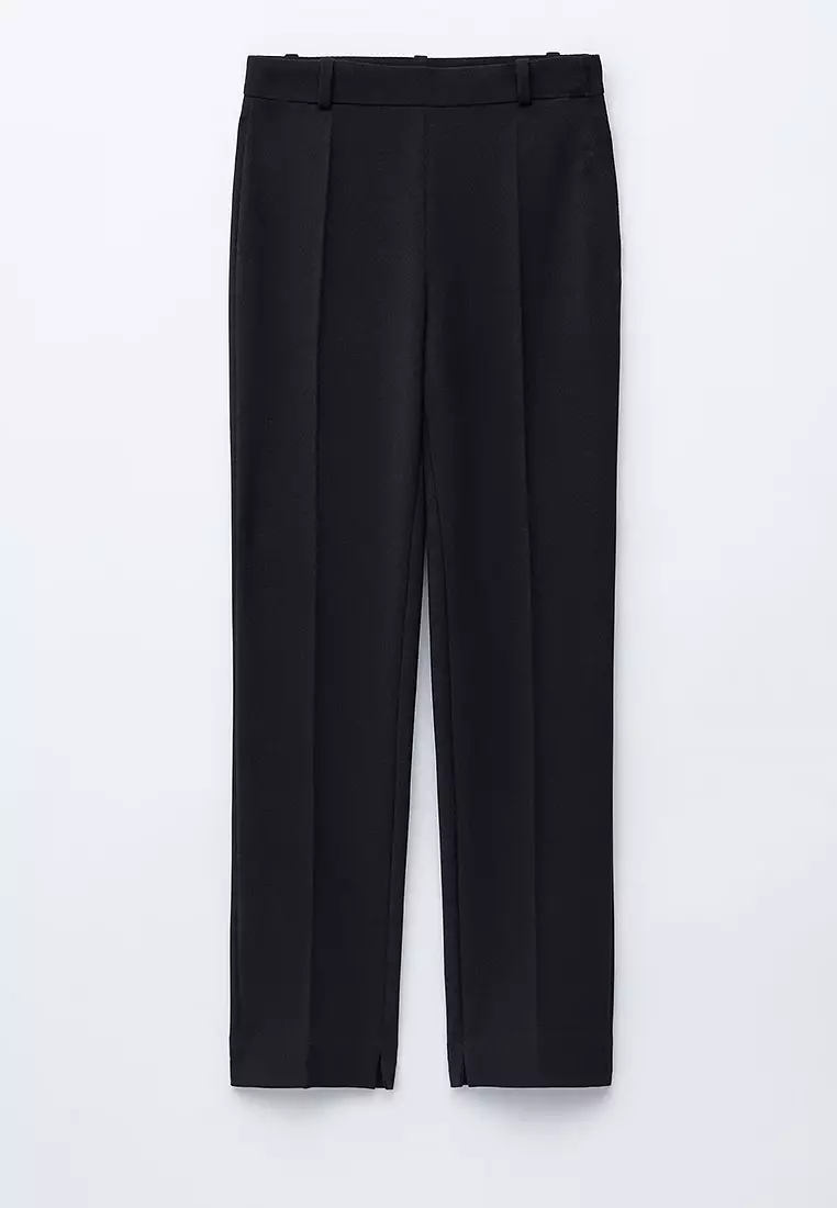 Slim-Leg Press-Crease Trousers