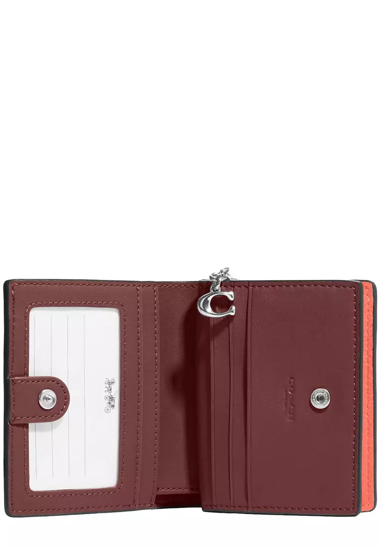 Snap Wallet in Tangerine C2862