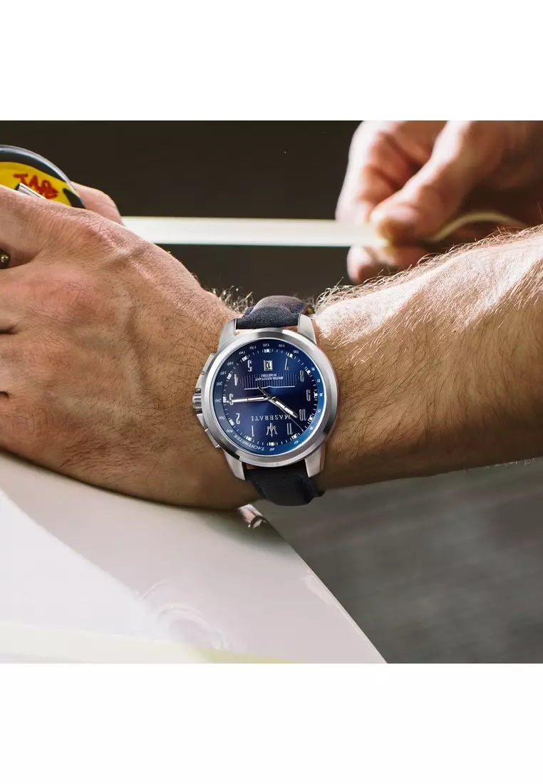 Buy Maserati 2 Years Warranty Maserati Successo 44mm Blue