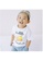 The Wee Bean white Organic Cotton Toddler Kids T-Shirt - Little Dumpling Dim Sum 1F4B3KA367A7E5GS_2