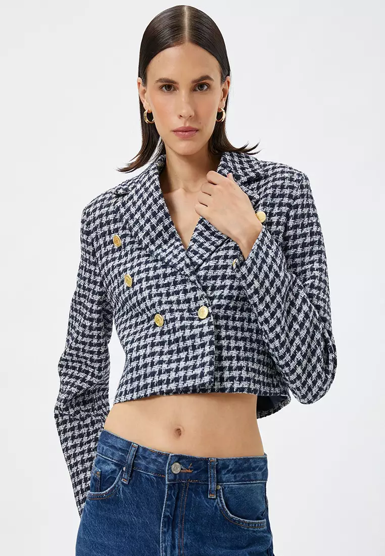 KOTON Plaid Jacket