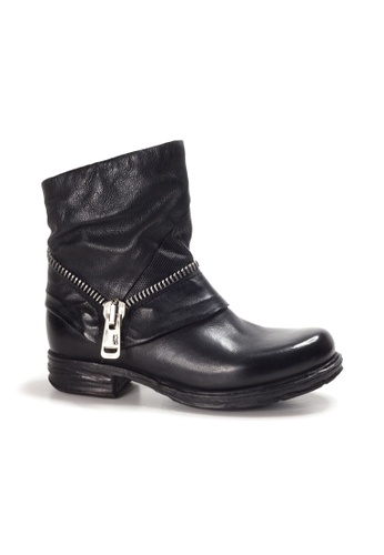 Shu Talk black A.S.98 Leather Boots with Zipper EE405SH3CF4DEBGS_1