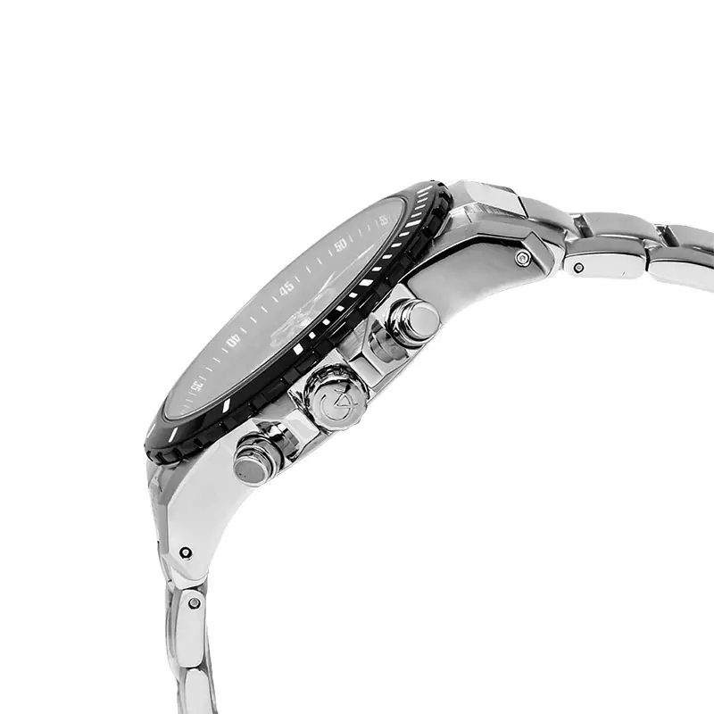 Jam Tangan Couple Alexandre Christie AC 6141 BTBBA Couple Black Dial Stainless Steel Strap