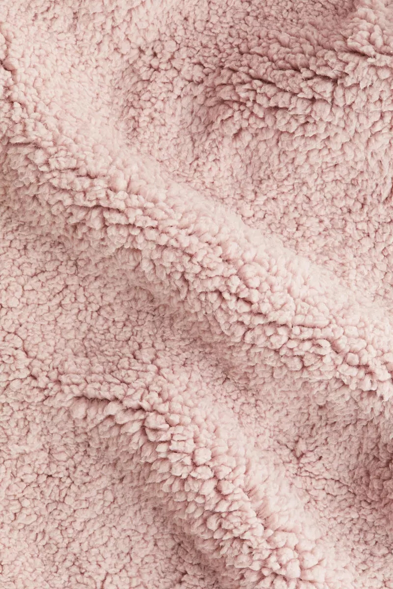 Teddy zip-through hoodie