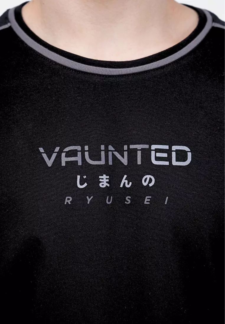 Ryusei Kaos Pria Vaunted Black