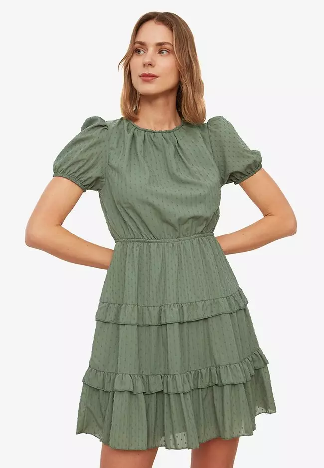 Frill Short Dress