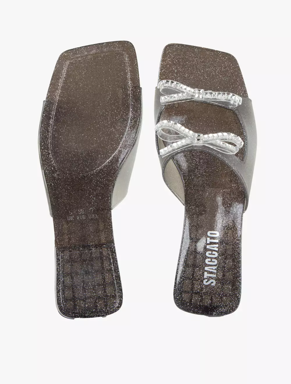 Staccato CT003-005 Women's Flat Sandals - Black