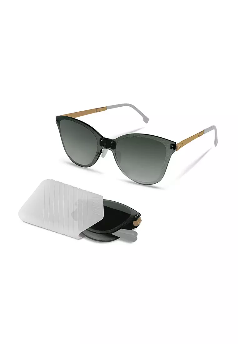 超輕極薄‧摺疊式太陽眼鏡 ROAV Oxygen O005 FLOAT Brush Gold / G15 Gradient 14.42