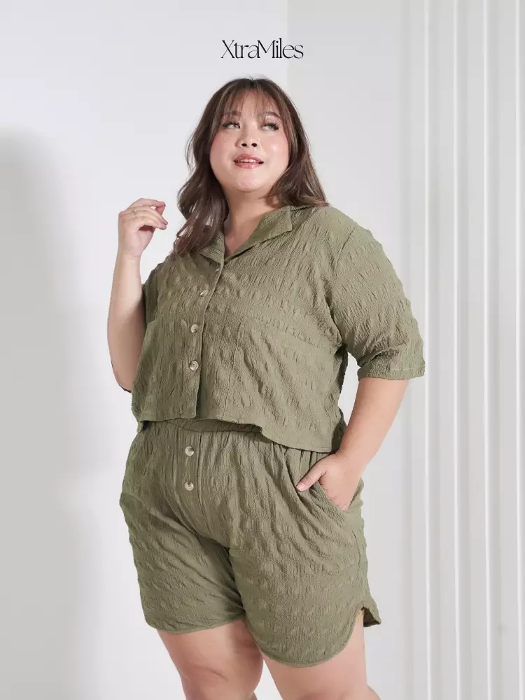 xtramiles Ladies short pants kyoto short pants matcha