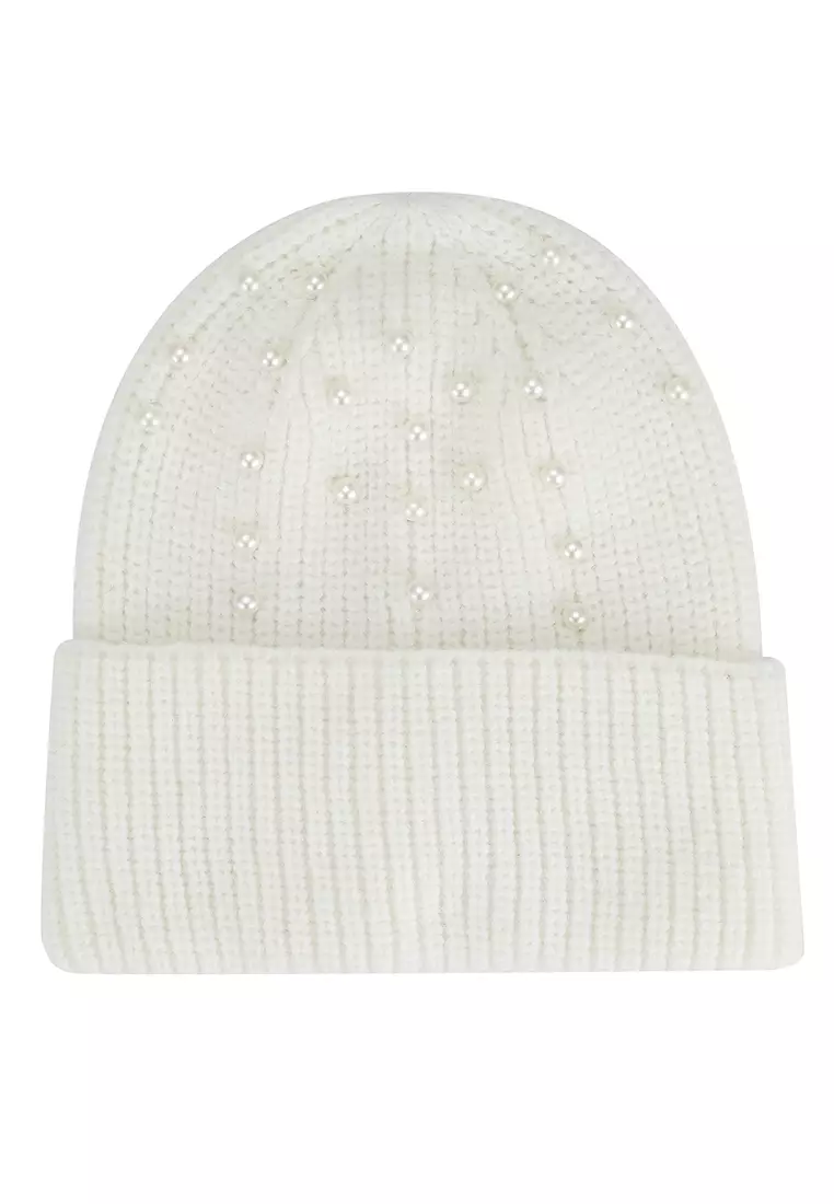 Jaila Knitted Pearl Beanie