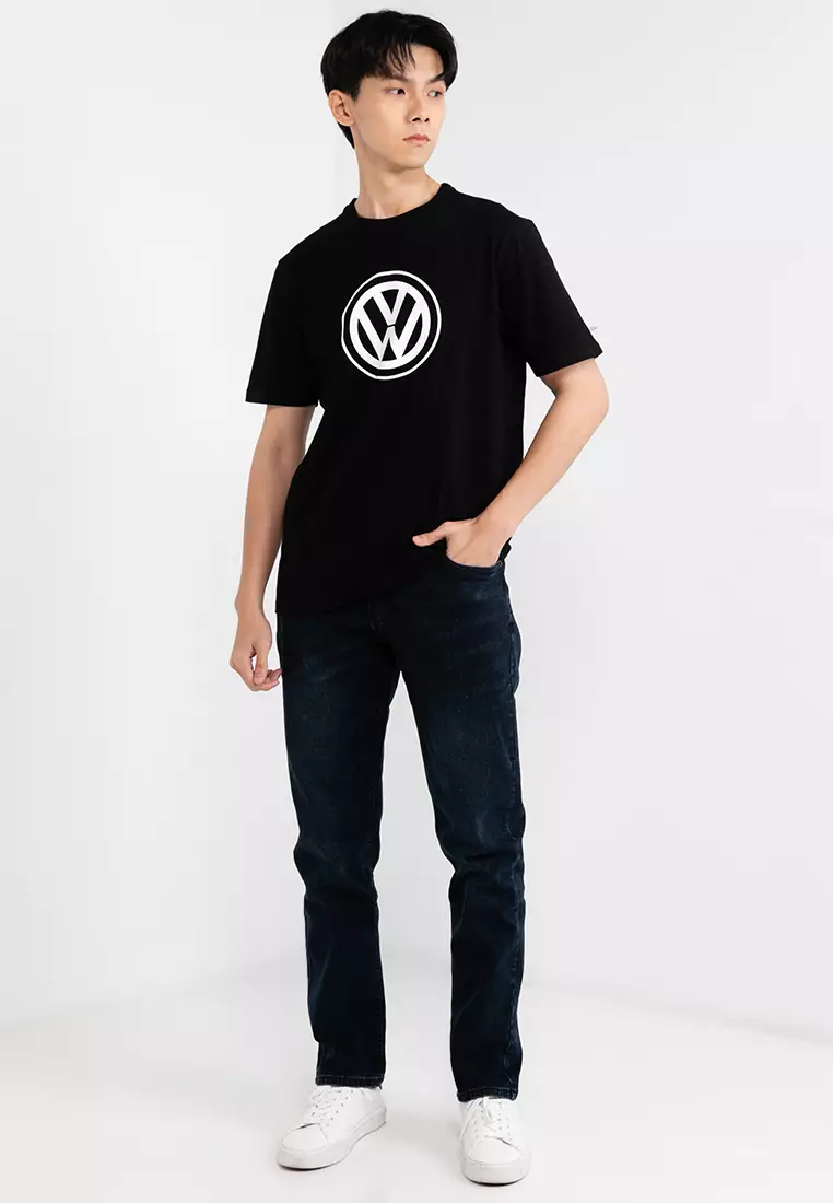 Round Neck Logo Tee