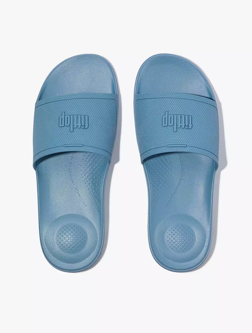 Fitflop iQushion Slides - Cool Blue