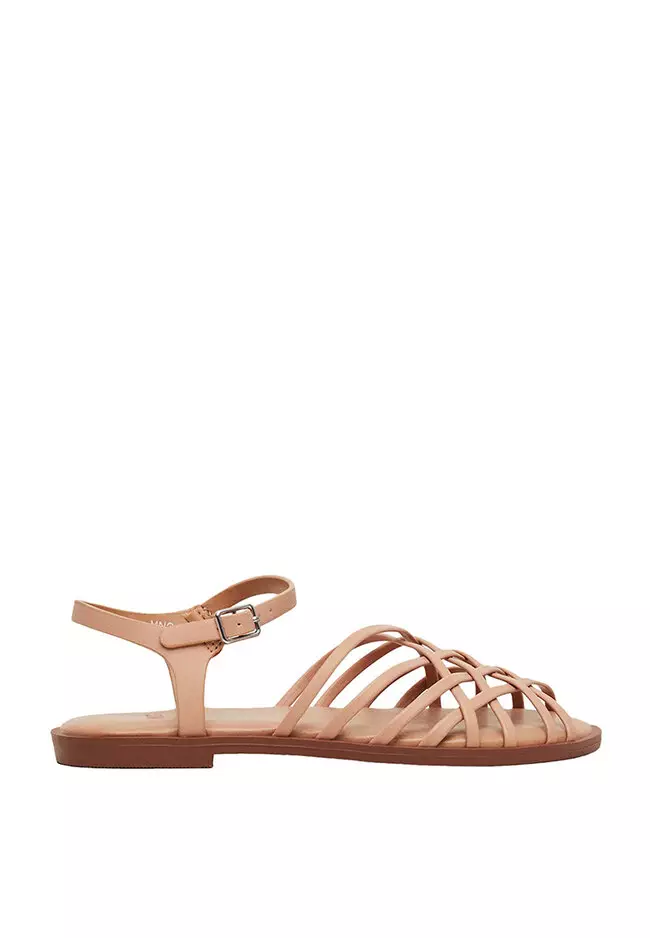Discount on MANGO KIDS  shoes - SKU: Criss-Cross Straps Sandals