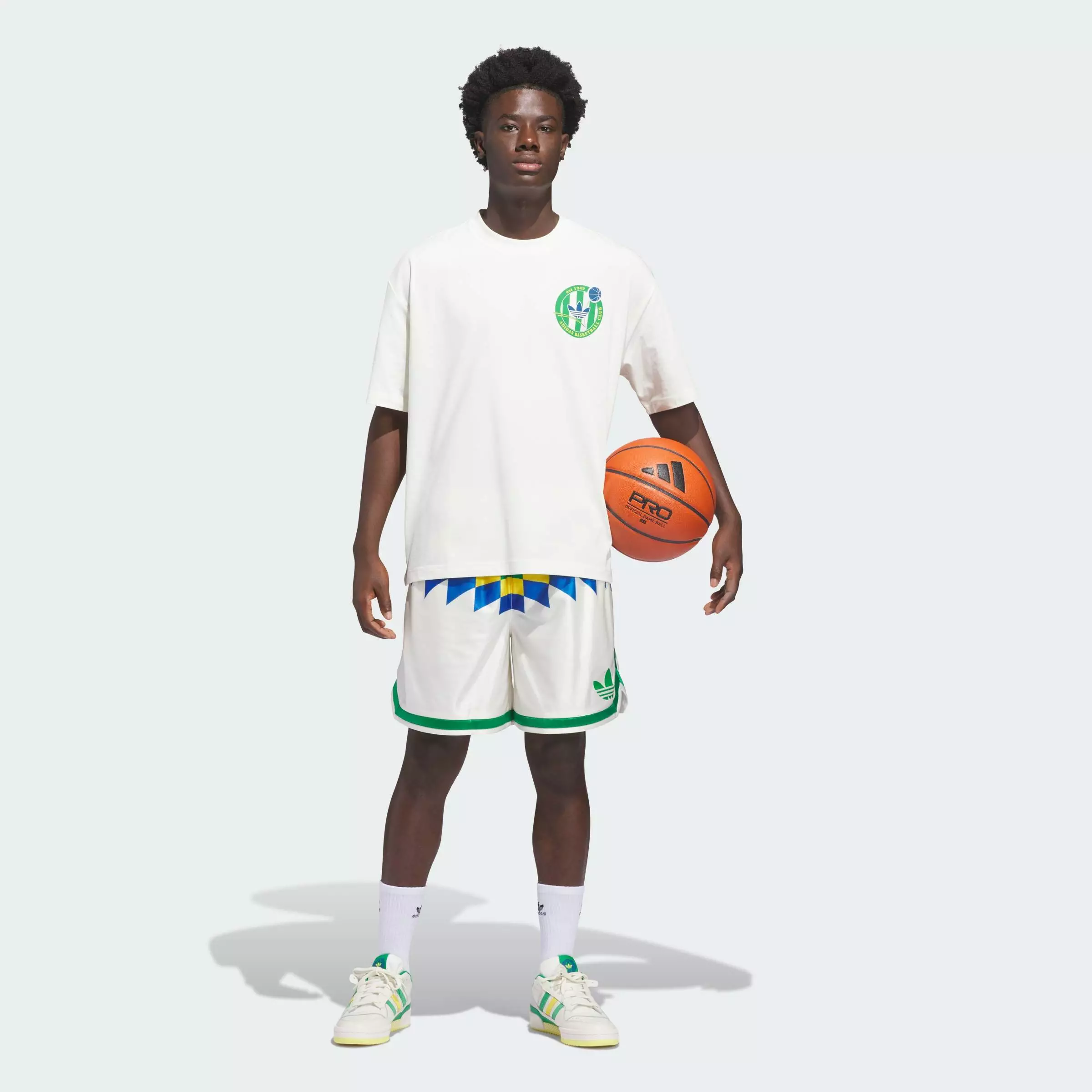 Basketball Originals Basketball Crest Tee Unisex White KD3615