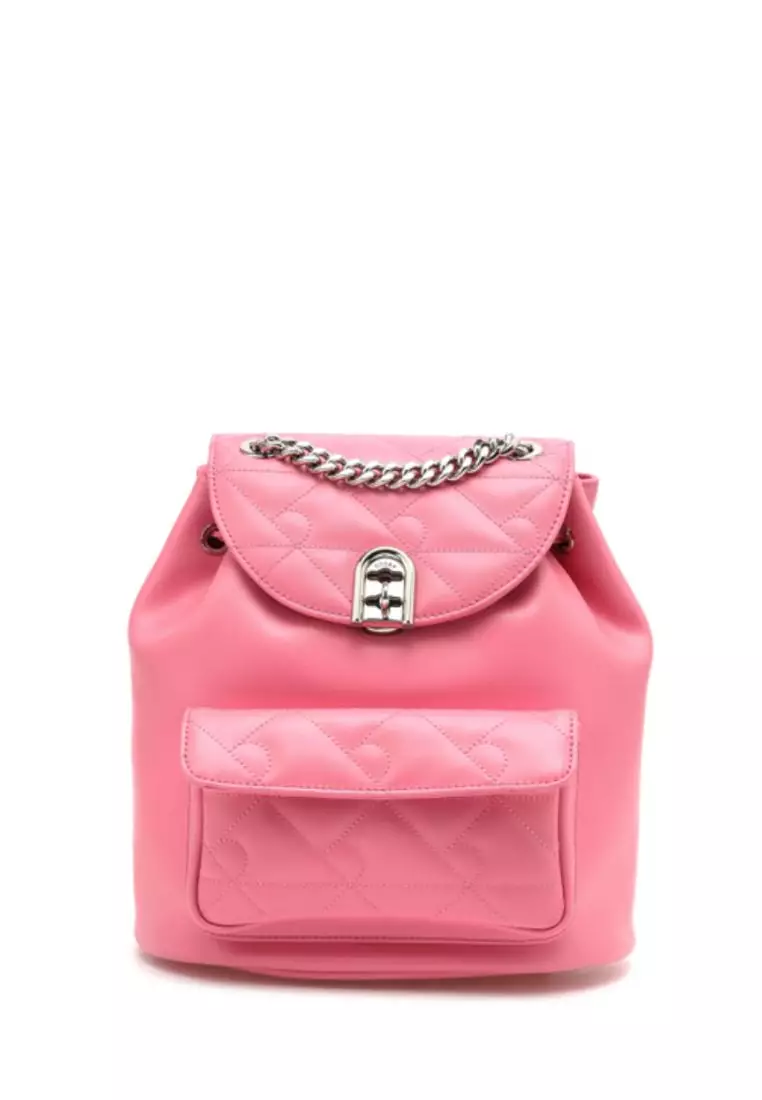 Coco R Quilting Backpack Pink SM