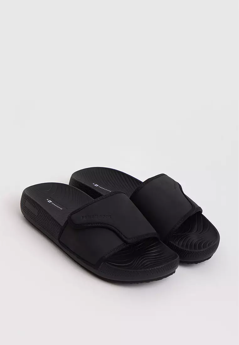 Women's Leather Slides with Soft Sole