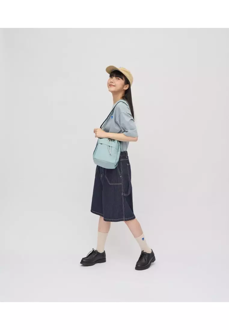 Plain-me 防潑水桶包 - 藍色