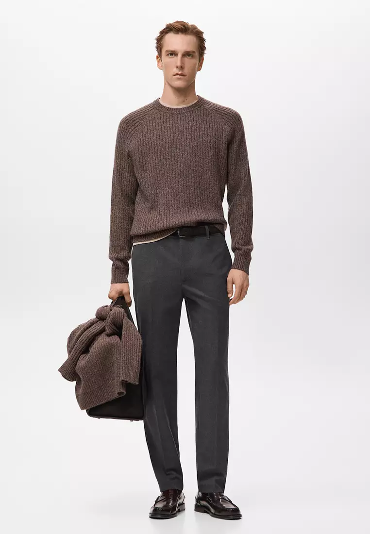 Fluid Regular-Fit Trousers