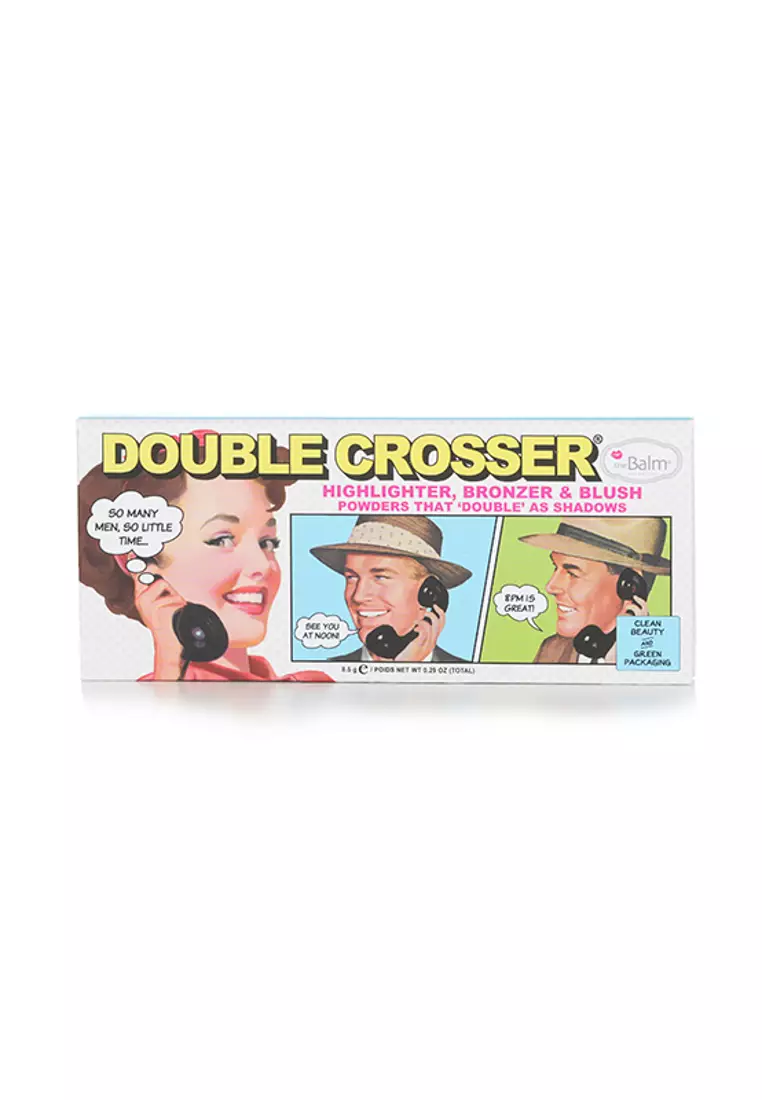 Thebalm - Double Crosser (Highlighter, Bronzer & Blush) 8.5g/0.29oz