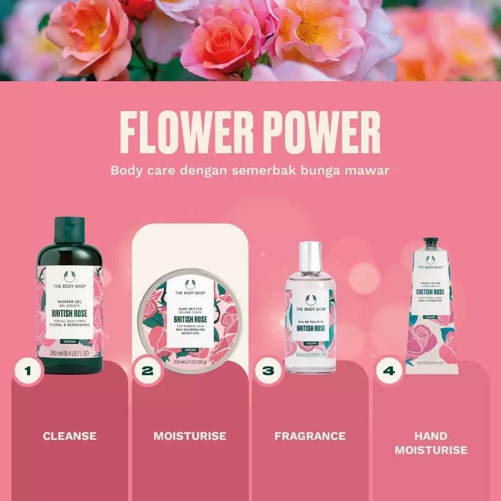 New British Rose Body Butter 200Ml