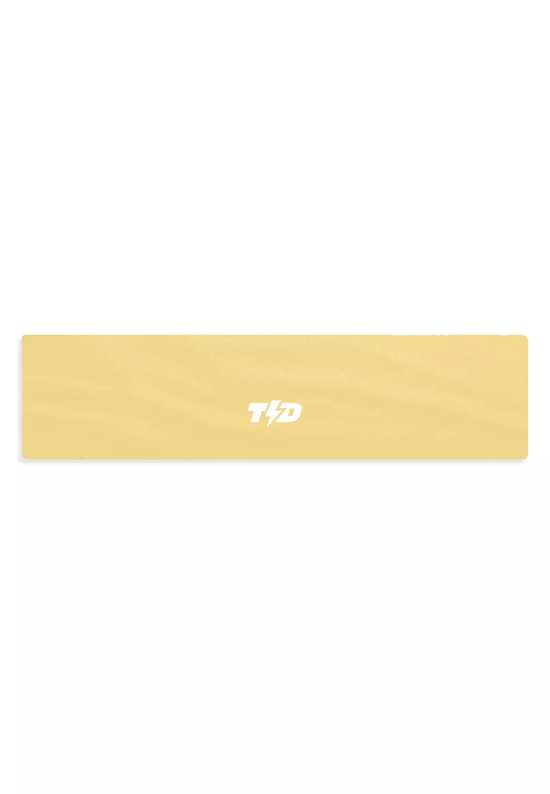 ABA19 Sweatband Headband Padel Tennis Lari Anti Bau drifit super stretch pastel yellow Tdbolt