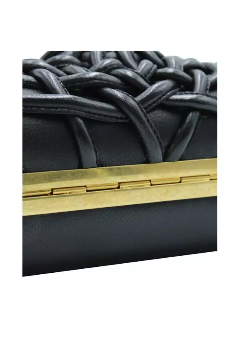 Alexander mcqueen black skull on sale clutch