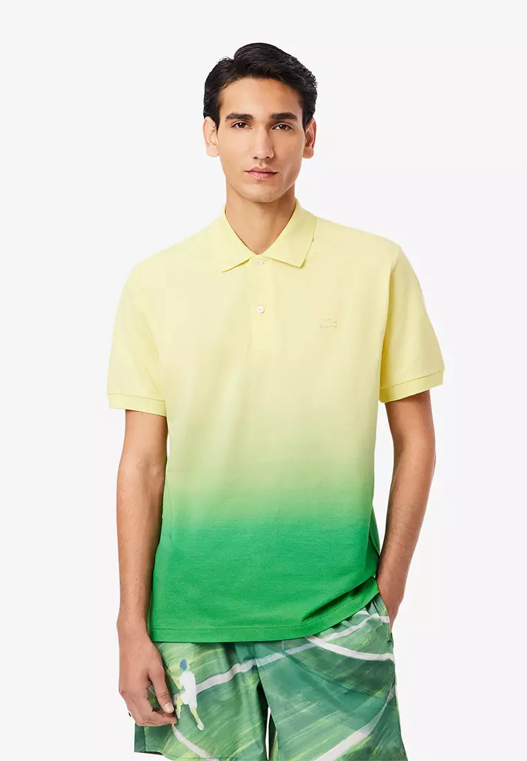 Classic Fit Ombré Print L.12.12 Polo Shirt