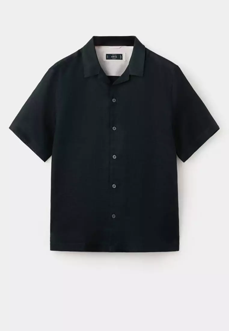 Regular-Fit 100% Linen Shirt