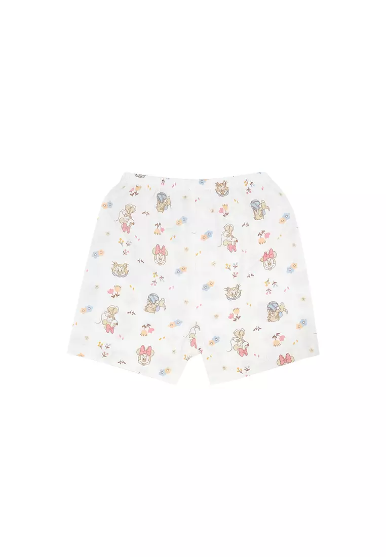 Baby Girl Licensed Newborn Essentials Regular Shorts Pack of 3 "Blooming"