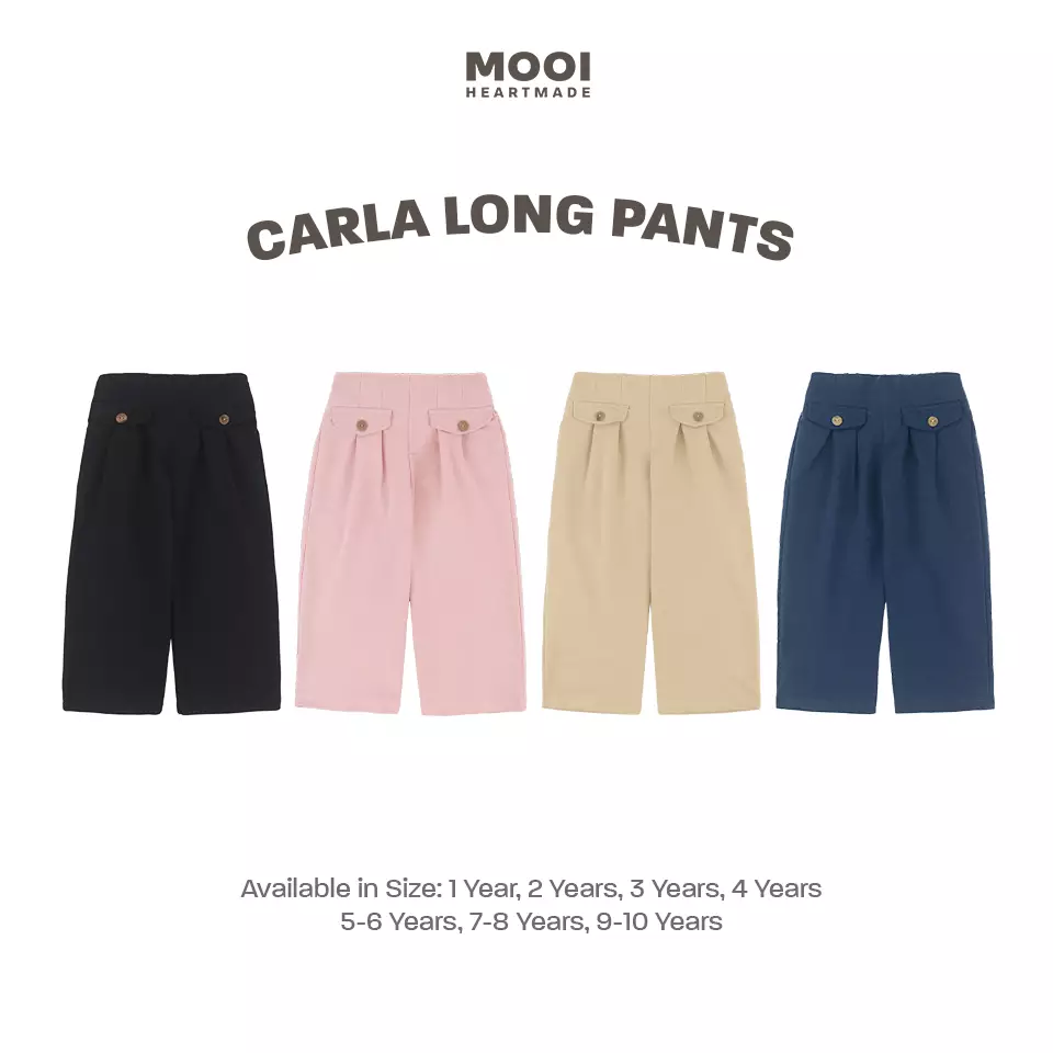 Mooi Celana Panjang Anak Perempuan Carla Long Pants - Khaki