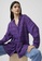 French Connection purple GWEN FINE CRINKLE RAYON TOP 4FEA4AAB50DEA4GS_4