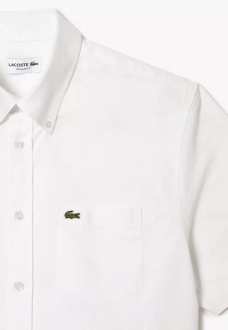 Regular Fit Short Sleeved Oxford Shirt