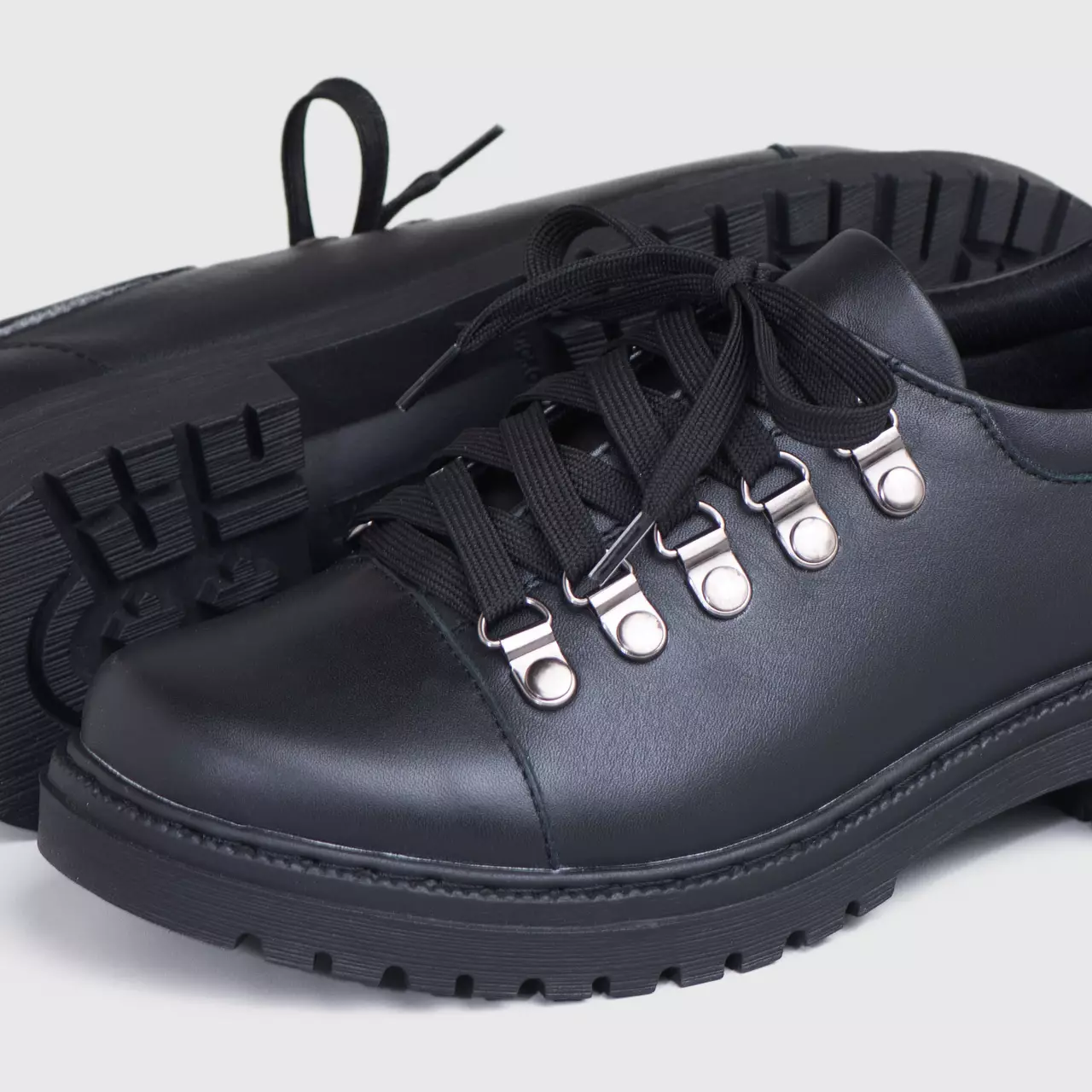 Hwasa Oxford Genuine Leather Black