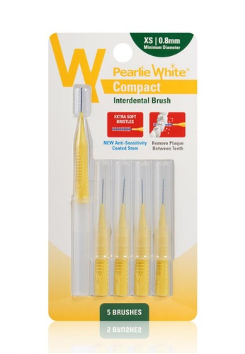 Pearlie White Pearlie White Compact Interdental Brush XS 0.8mm (Pack of 5s) 9F98AES695C77FGS_1