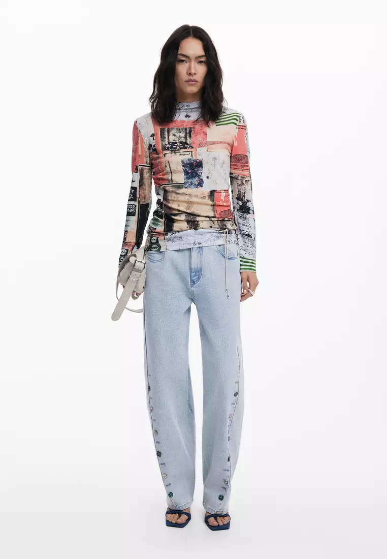 Fine postcard sweater
