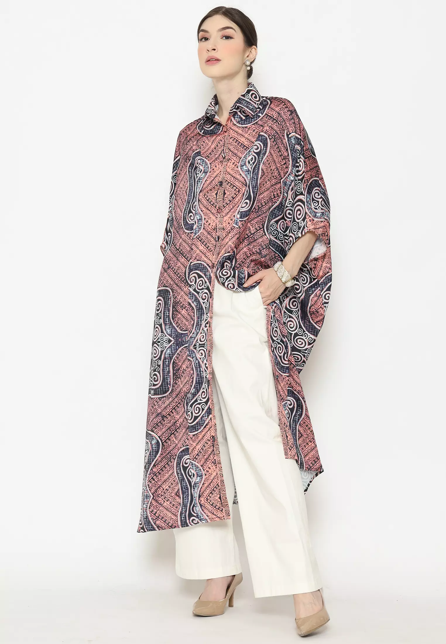 Kanzi Collared Kaftan