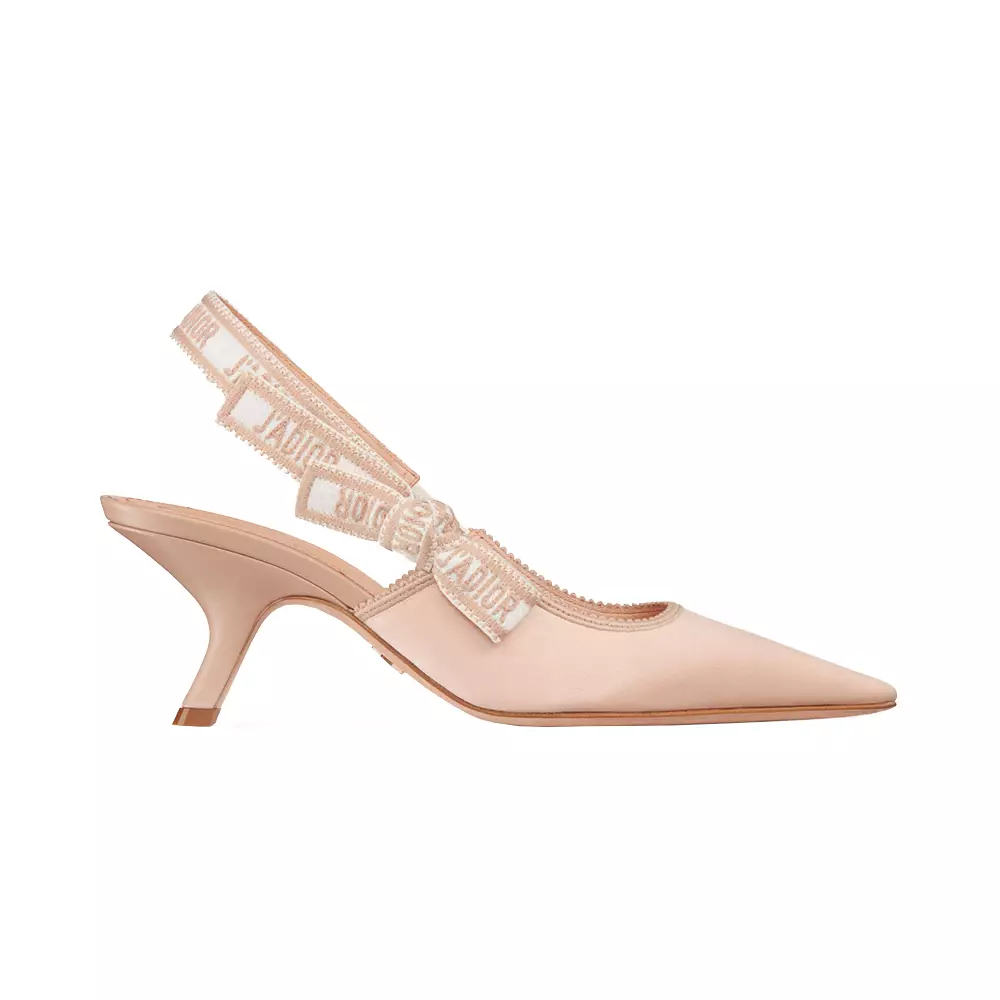 Grey patent calfskin ankle boot and pink translucent heel, 10 cm - Dior