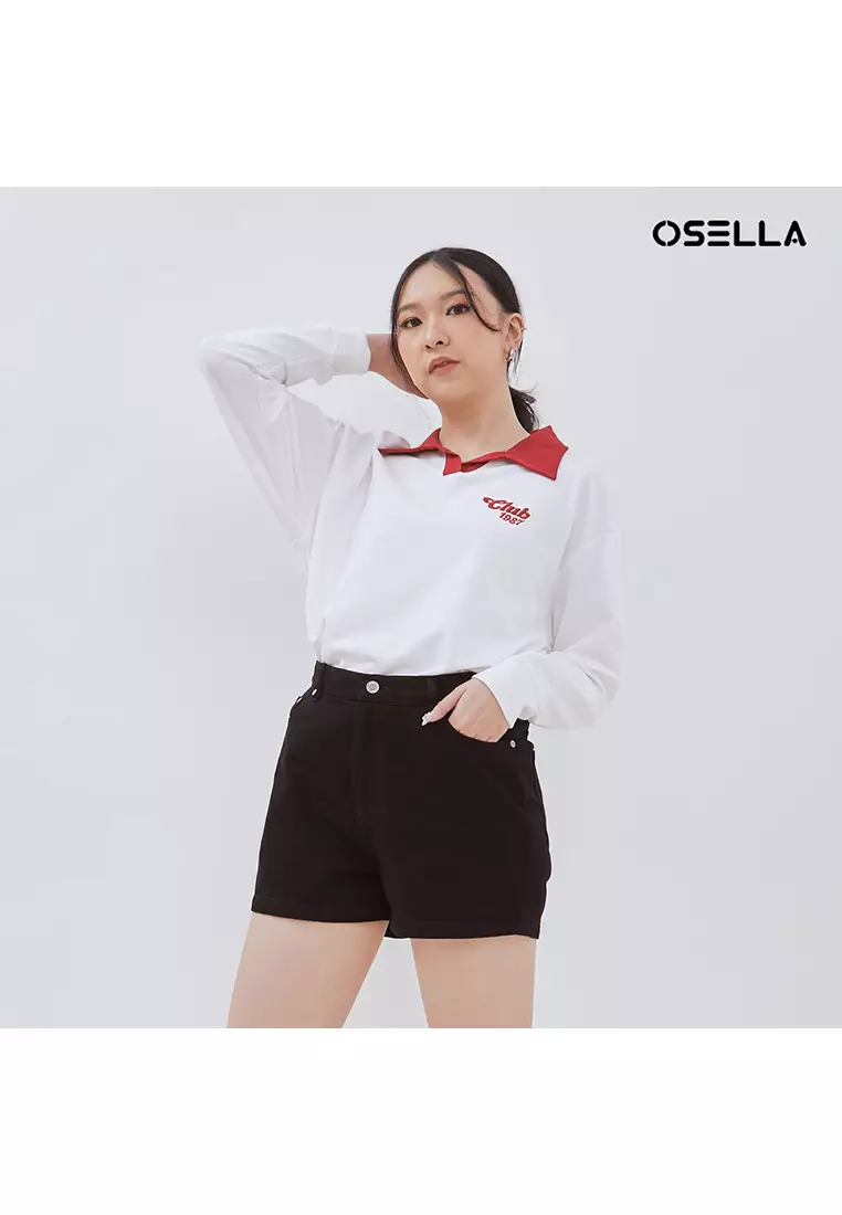 [NEW] Osella Lessie Short Pants In Black 2186400243 | Celana Pendek Wanita