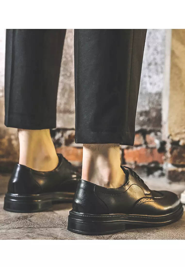 Synthetic Leather Brogue Derby MC85138