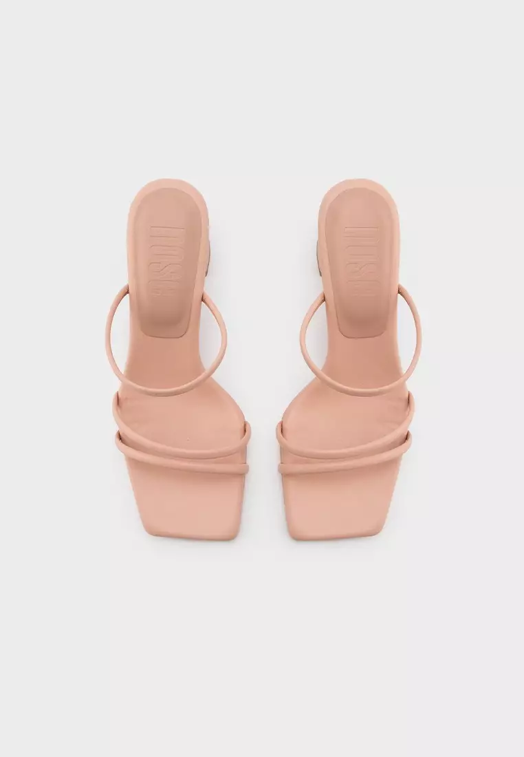CLOUDFOAM STRAPPY BLOCK HEEL SLIDE