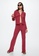 Mango pink Straight Textured Trousers E7A6CAA04A7444GS_4