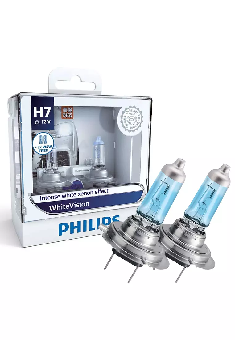 Buy BLADE Philips WhiteVision Headlight Bulb H7 12972WHV 12V 55W