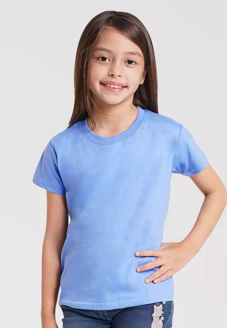 Buy CROWN Kids Girls Round Neck T-Shirt 2024 Online