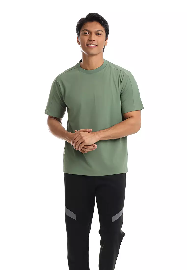 Forest Mens Stretchable Quick-Dry Sports Tee - 24160-07DustyGreen