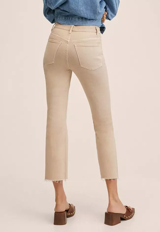 High-Waist Bootcut Jeans
