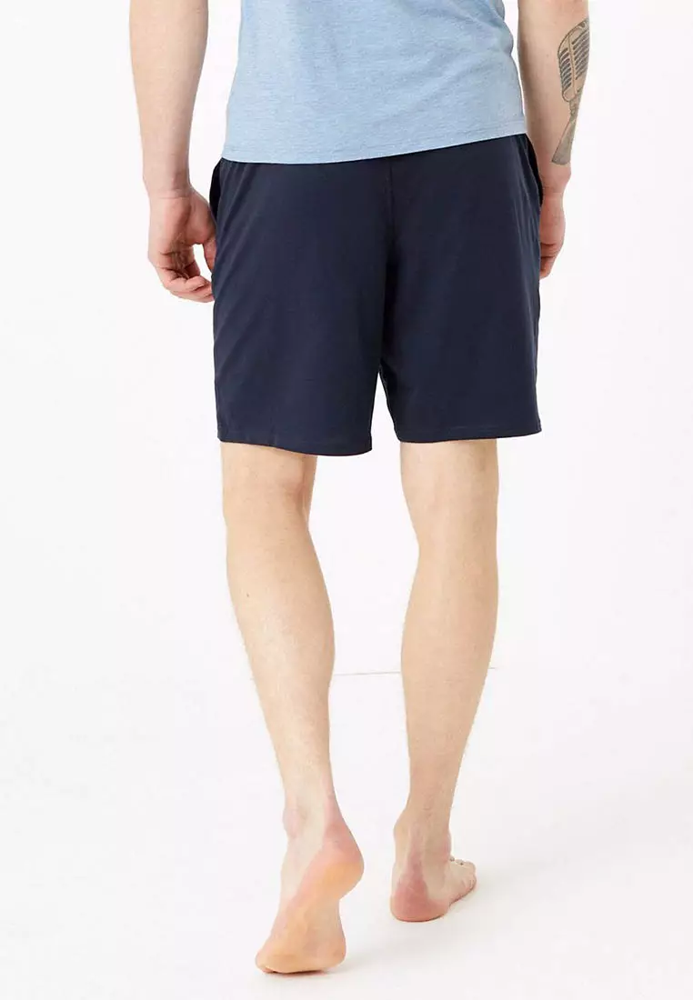 2 Pack Pure Cotton Pyjama Shorts