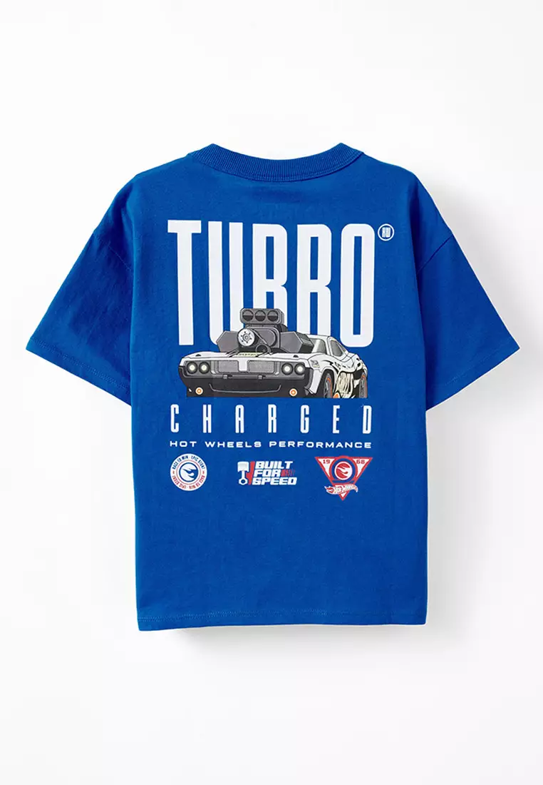 Licensed Drop Shoulder Short Sleeves Tee