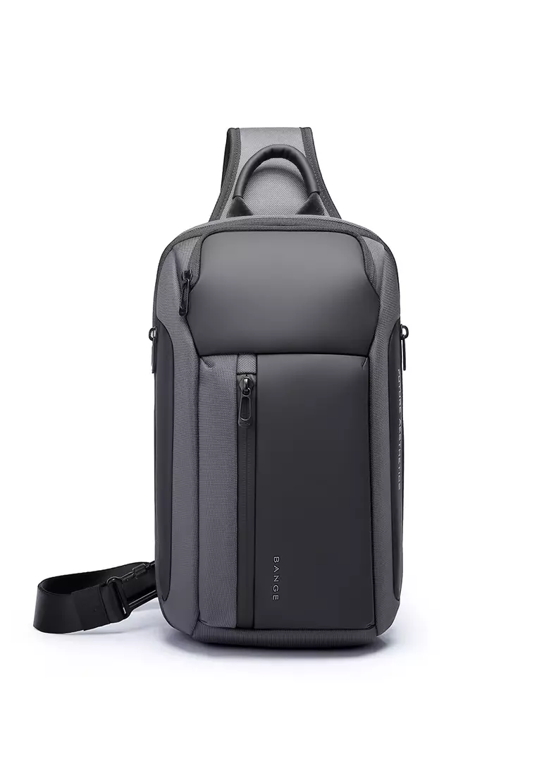 Bange Titan Water Resistant Men Sling Bag with Multi Compartment and fits 11inch iPad